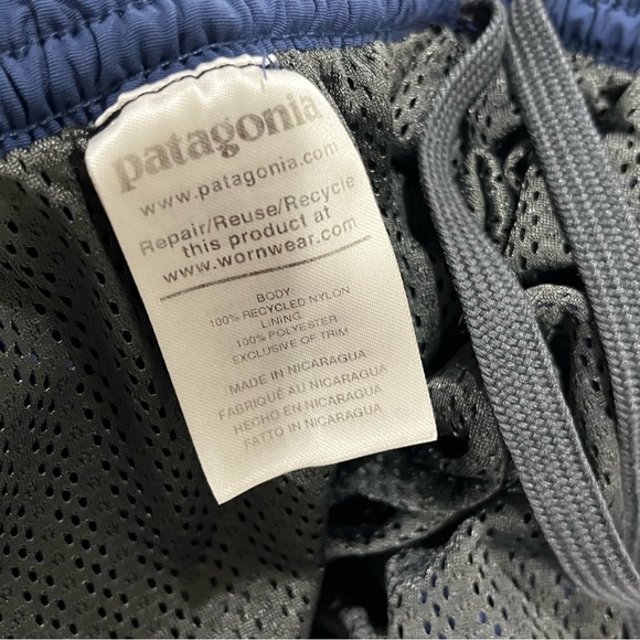 Patagonia Men's 7" Baggies Shorts Tidepl Blu Size Small - Picture 7 of 10